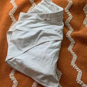 lulu lemon speed up short 4in white